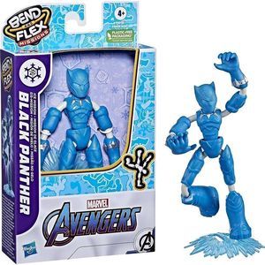 Avengers Marvel Bend&Flex Missions Black Panther Ice Mission Action Figure, 6"